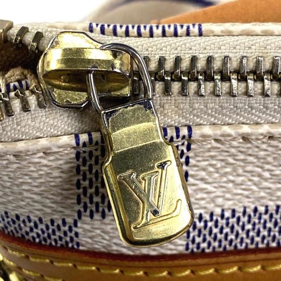 Louis Vuitton Pochette Bosphore Crossbody Shoulder Bag Damier Azur White - Picture 4 of 6